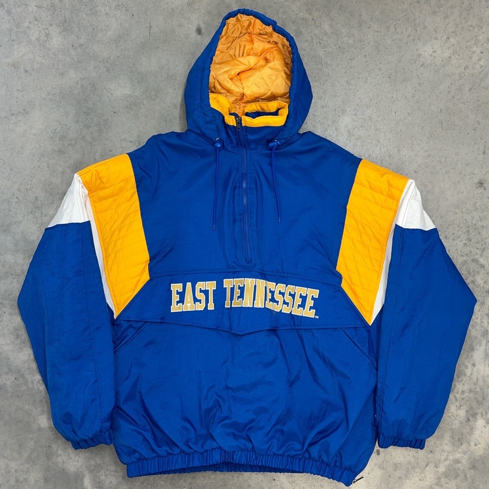 Vintage 90s/Y2K Majestic East Tennessee State Buccaneers College Puffer Jacket